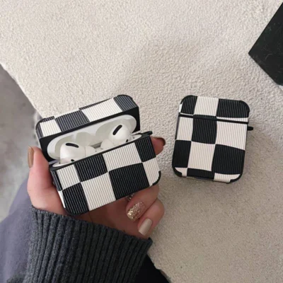 Pochette pour AirPods Style Damier