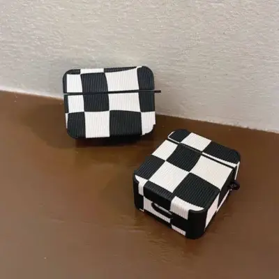 Pochette pour AirPods Style Damier